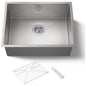 Strive 24" Single Basin Undermount 16-Gauge Stainless Steel Kitchen Sink with SilentShield