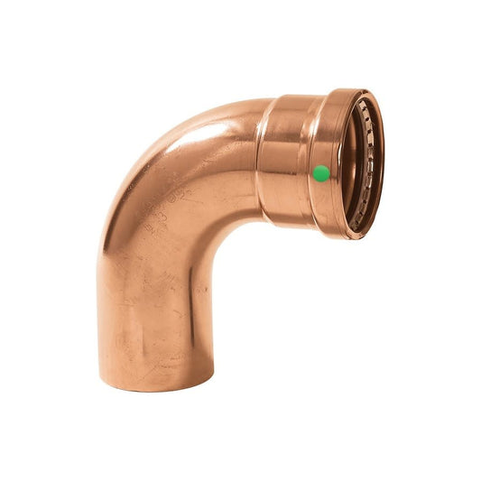 Street 90 deg Elbow, 4 in, Fitting x Press, Copper