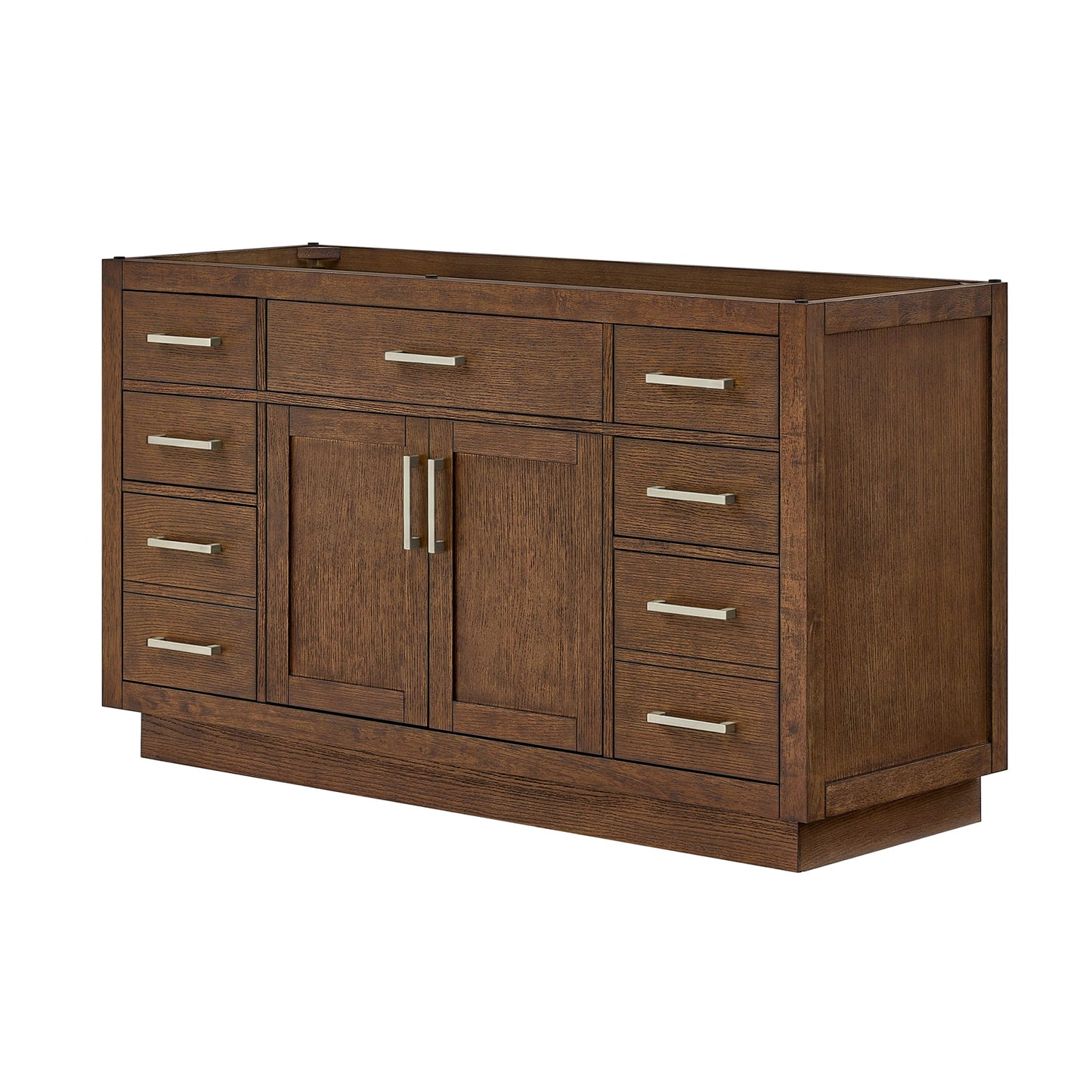Beckett Single Bathroom Vanity with Toe Kick - 59W x 34.25H x 21.5D