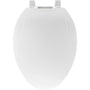 Elongated Closed-Front Toilet Seat and Lid