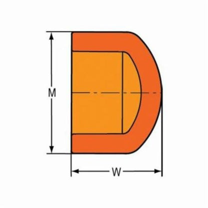 FlameGuard® Cap, 3/4 in, Socket, CPVC