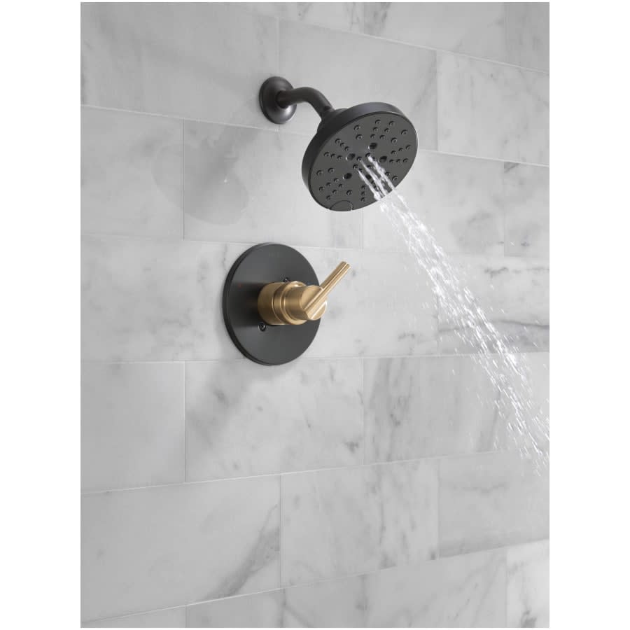 Nicoli Single Function Pressure Balanced Shower Only with Included Rough-In Valve