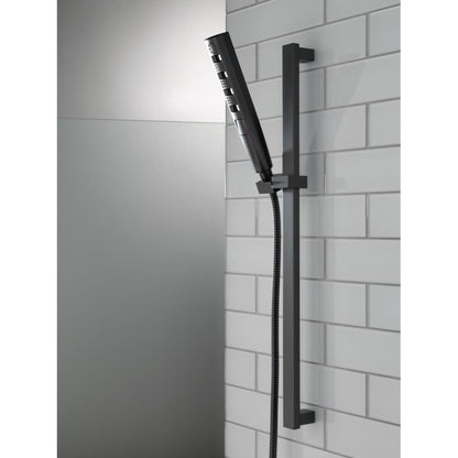 Universal Showering 1.75 GPM Multi Function Hand Shower Package with Touch-Clean and H2OkineticÂ® Technologies - Includes Slide Bar and Hose