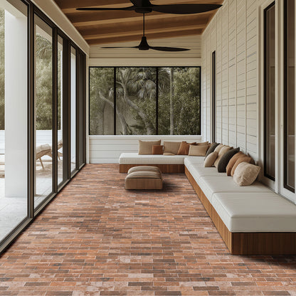 Brickstone Red Porcelain Tile