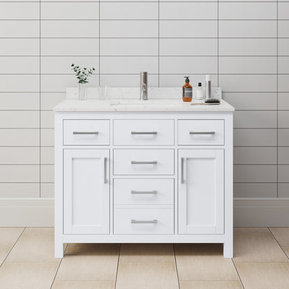 Beckett Single Bathroom Vanity - 42W x 35H x 22D