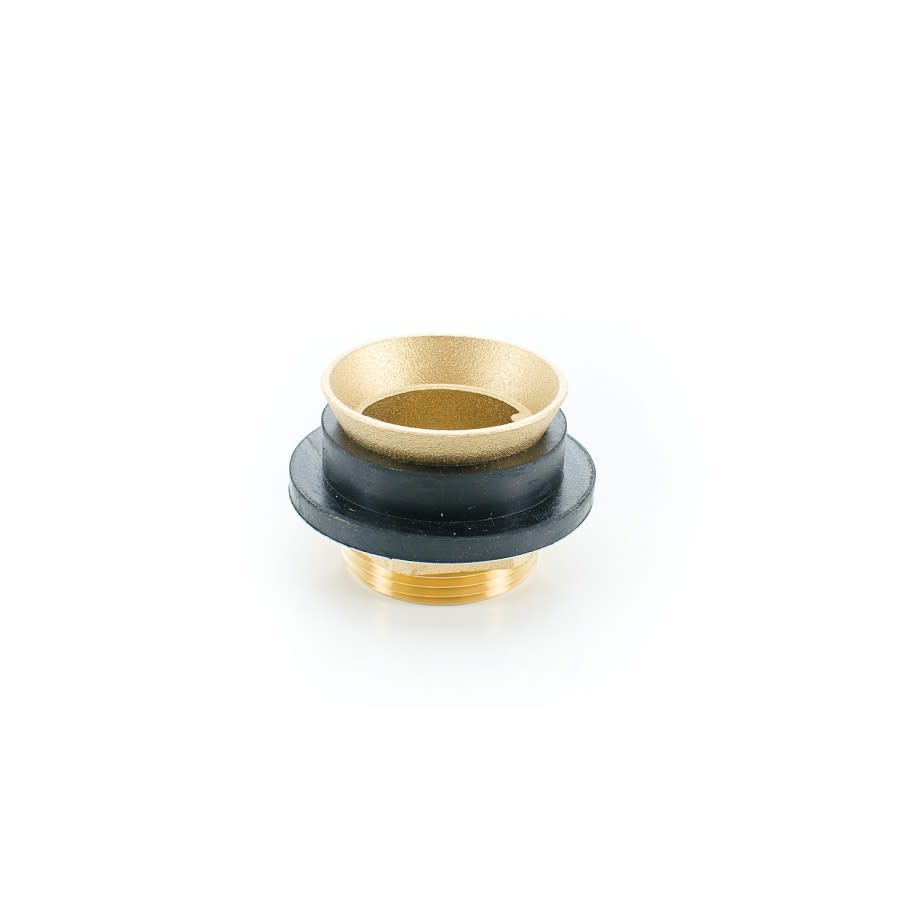 Closet Spud With Brass Lock Nut, 1-1/4 in