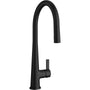 Cowan 1.8 GPM Single Hole Pull Down Kitchen Faucet - Includes Escutcheon