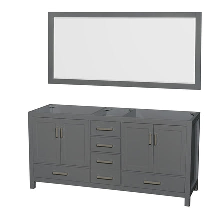 Sheffield Double Bathroom Vanity - 70.75W x 35H x 21.5D