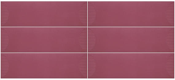 Stencil Berry Rectangle 4X12 Matte