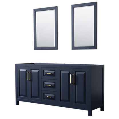 Daria Double Bathroom Vanity - 71W x 35H x 21.5D