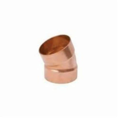 DWV 22.5 deg Elbow, 1-1/2 in, C, Copper