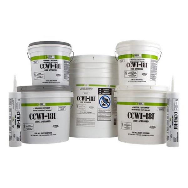 Duct Sealant, 1 gal, White