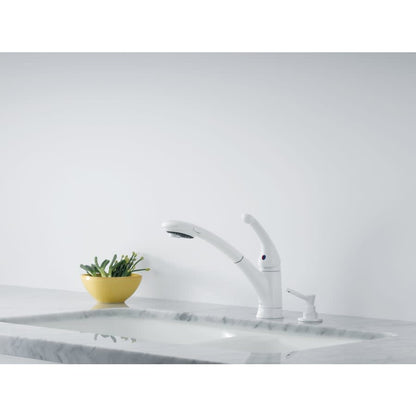 Signature Pull-Out Kitchen Faucet with Optional Base Plate - Includes Lifetime Warranty