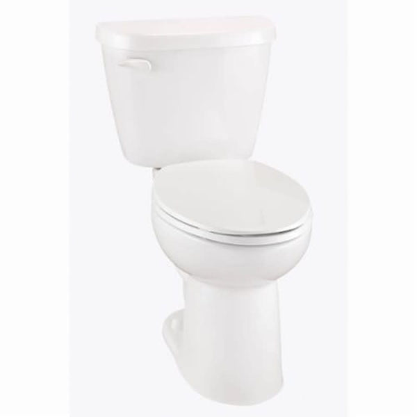 Maxwell® Toilet Bowl, Floor Mount, 12 in Rough, ADA, Elongated, White