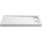 Bellwether 60" x 32" Single Threshold Shower Base with Recessed Center Right Drain