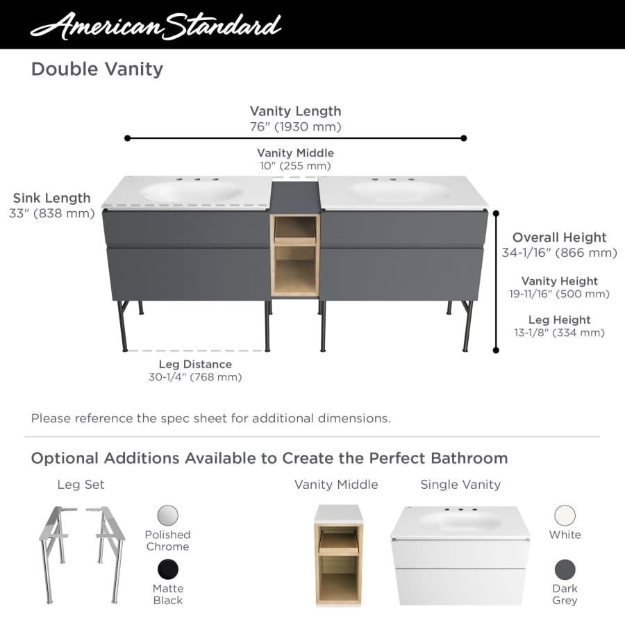 Studio S 33" Single Wall Mounted Wood Vanity Cabinet Only - Less Vanity Top