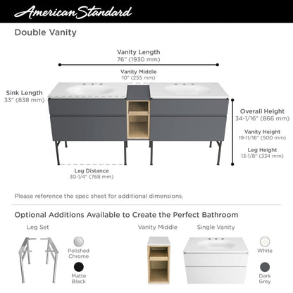 Studio S 33" Single Wall Mounted Wood Vanity Cabinet Only - Less Vanity Top