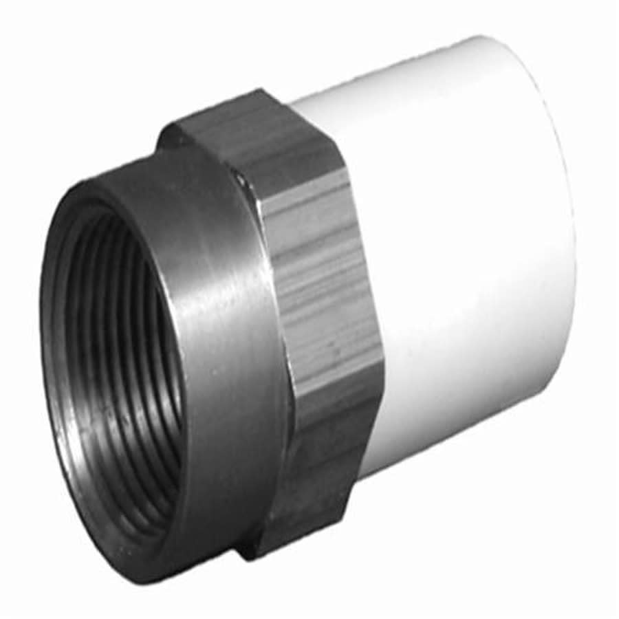 FlowGuard Gold® Female Adapter, 1-1/2 in, Socket x Brass Reinforced FNPT, SDR 11, CPVC