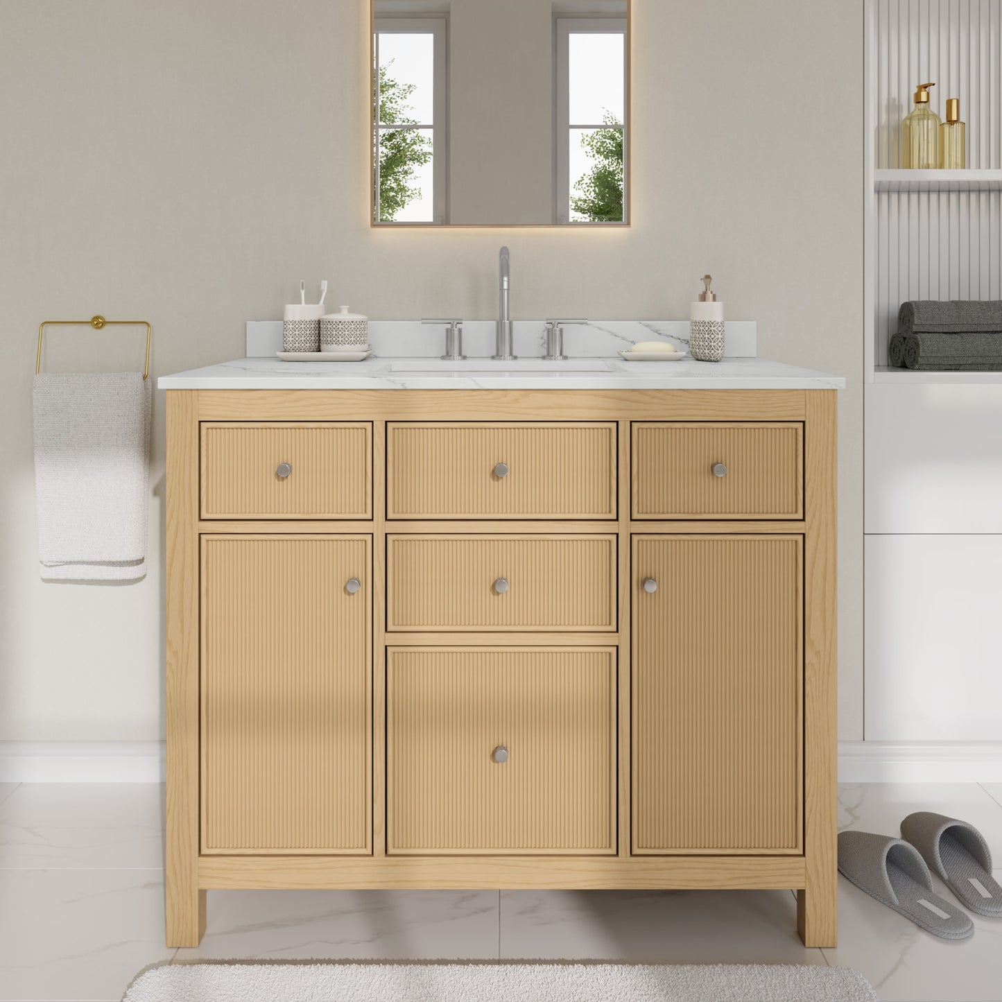 Pendry Single Bathroom Vanity - 42W x 35H x 22D