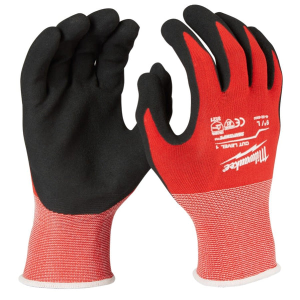 Breathable Unisex Cut-Resistant Gloves, L, Nylon/Lycra Blend, Knit Cuff
