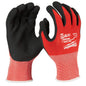 Breathable Unisex Cut-Resistant Gloves, L, Nylon/Lycra Blend, Knit Cuff
