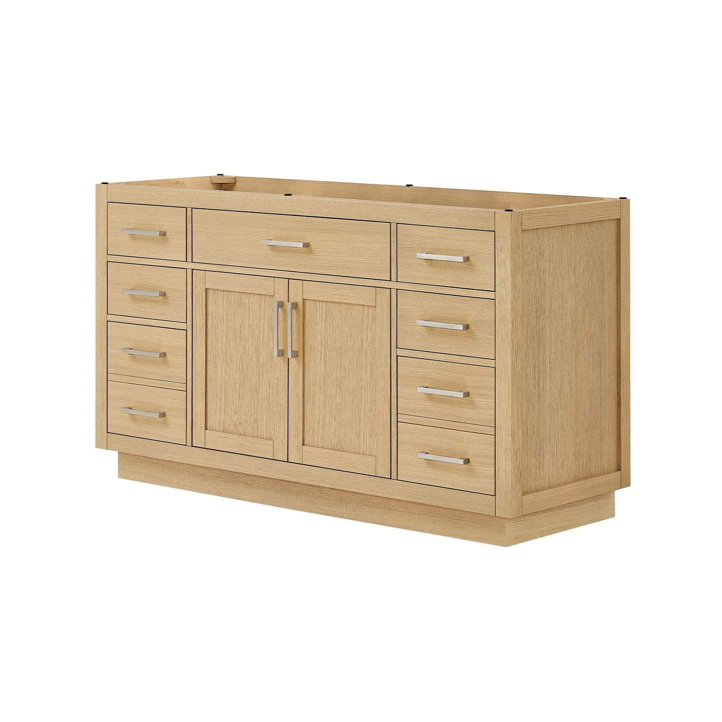 Beckett Single Bathroom Vanity with Toe Kick - 59W x 34.25H x 21.5D