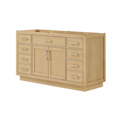 Beckett Single Bathroom Vanity with Toe Kick - 59W x 34.25H x 21.5D