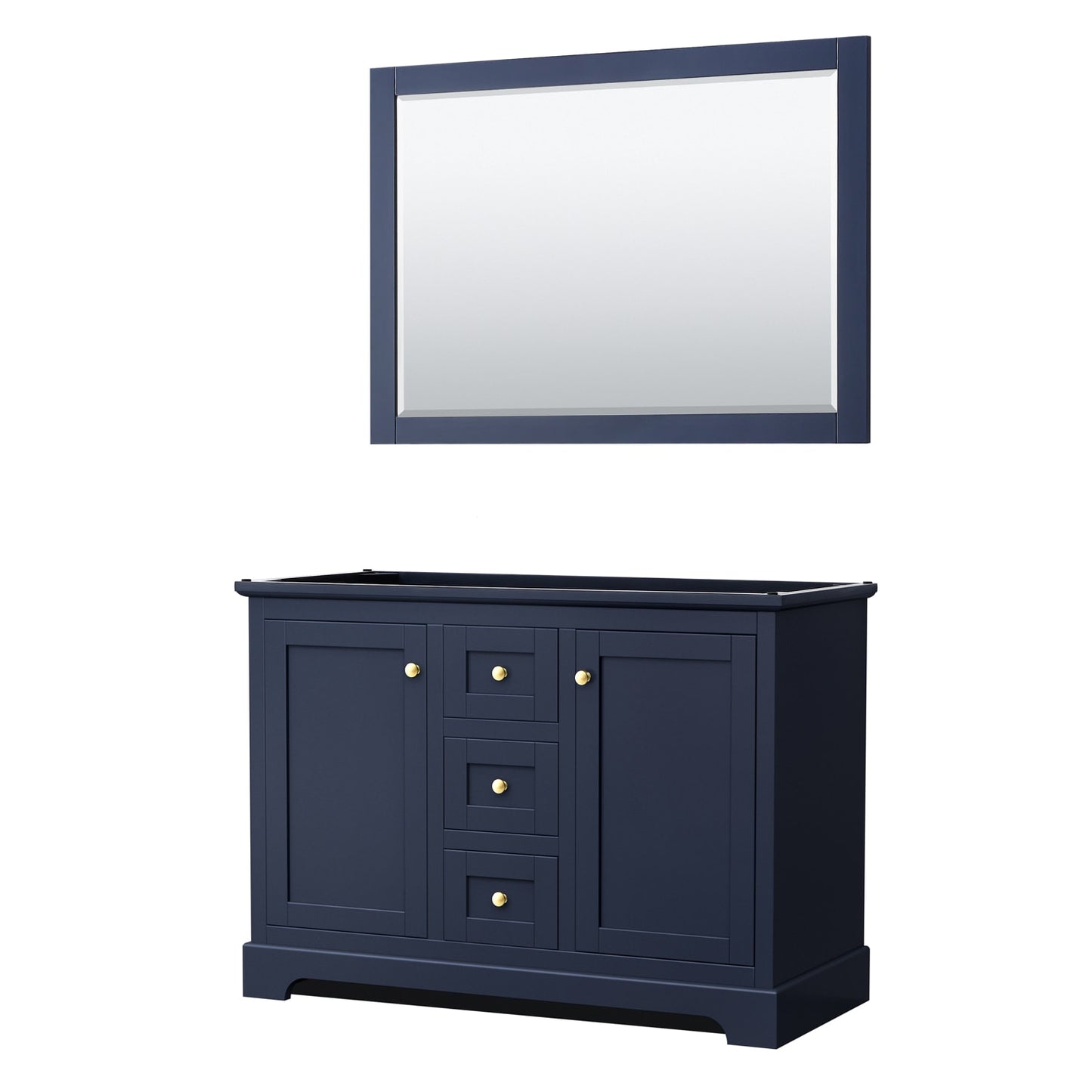 Avery Double Bathroom Vanity - 47.25W x 34.25H x 21.75D