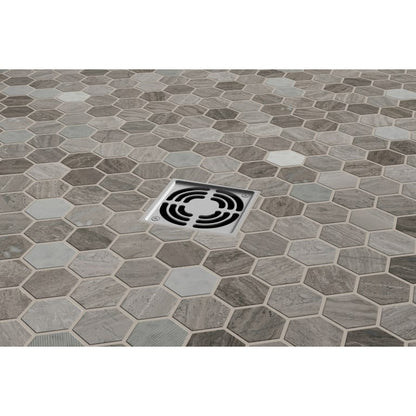 METRO GRAY 2" HEX MIX MO/1212