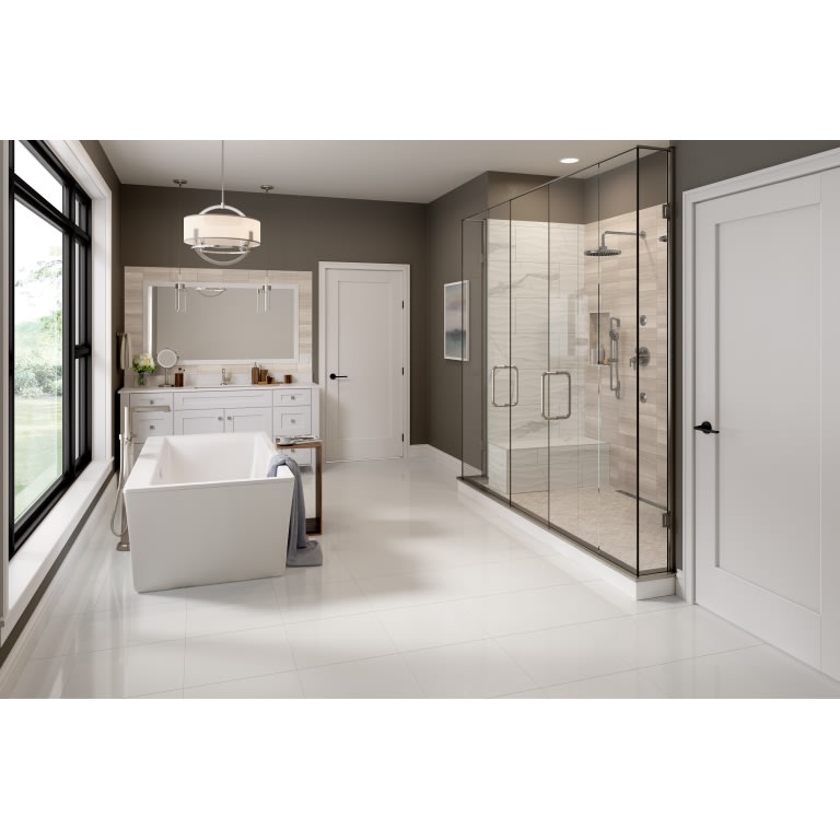 MARBLE THASSOS WHITE 18X18
