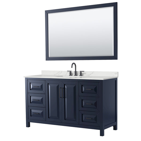 Daria Single Bathroom Vanity - 60W x 35.75H x 22D