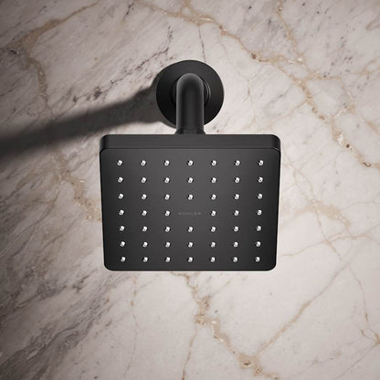 Parallel 2.5 GPM Single Function Shower Head With Katalyst Air-Induction Spray Technology