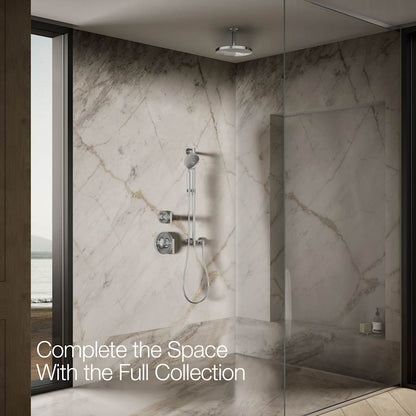 Awaken Round 10" Single Function 1.75 GPM Rainhead with MasterClean Sprayface