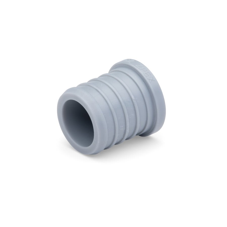 QickSert CR® Plug, 1 in, Crimp PEX, Poly