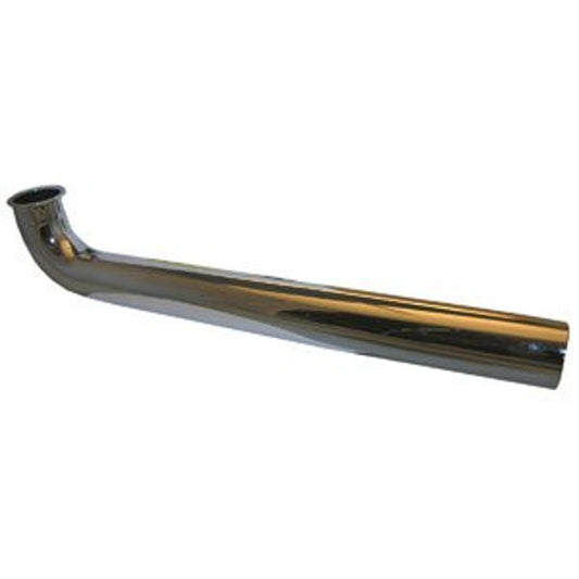 90 deg Tubular Waste Elbow, 1-1/2 in, 22 ga, Chrome