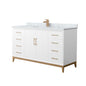 Amici Single Bathroom Vanity - 60W x 35.25H x 22D