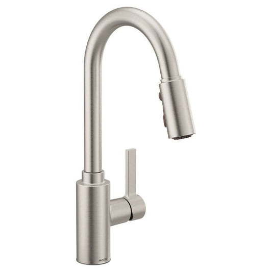 Genta™ Kitchen Faucet, Deck Mount, ADA, 1 Lever Handle, 1 or 3-Hole, Spot Resist Stainless