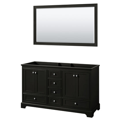 Deborah Double Bathroom Vanity - 59.25W x 34.25H x 21.5D