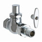 Multi Turn Straight Stop, Loose Key, 1/2 in, FNPT x MNPT, Chrome