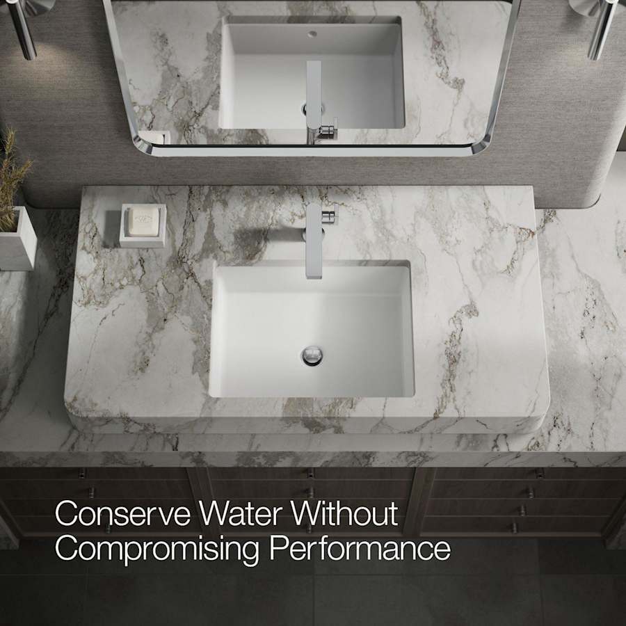 Composed 1.2 GPM Single Hole Bathroom Faucet with Pop-Up Drain Assembly