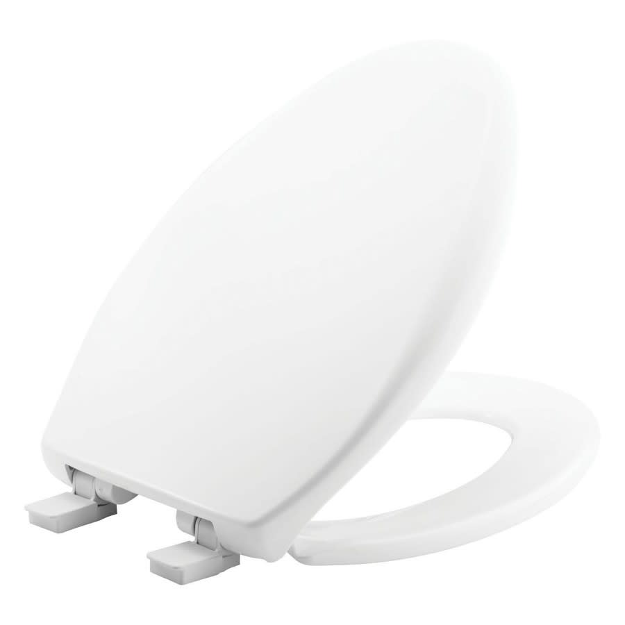 AFFINITY™ Toilet Seat, Elongated Bowl, Closed Front, With Cover, Plastic, White