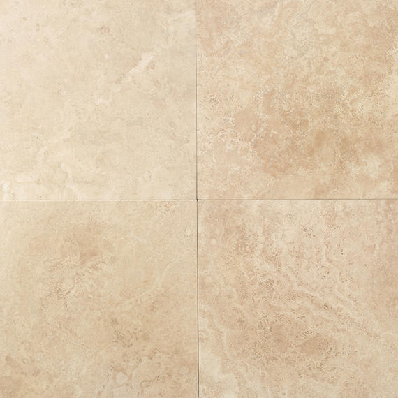 Travertine Mediterranean Ivory Square 4X4 Tumbled