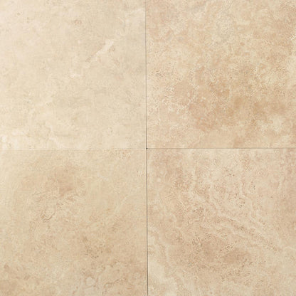 Travertine Mediterranean Ivory Square 4X4 Tumbled