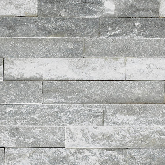 Stacked Stone Mountain Glacier Stacked, Natural Cleft 6X24