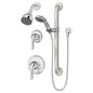 Pressure Balanced Tub & Shower Trim, ADA, Polished Chrome