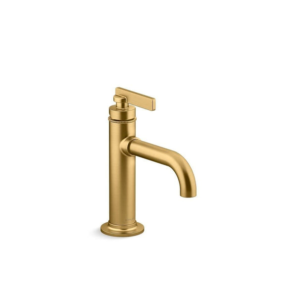 Castia™ by Studio McGee Single Hole Lavatory Faucet, ADA, 1 Handle, 1-Hole, 1.2 gpm, Vibrant Brushed Moderne Brass