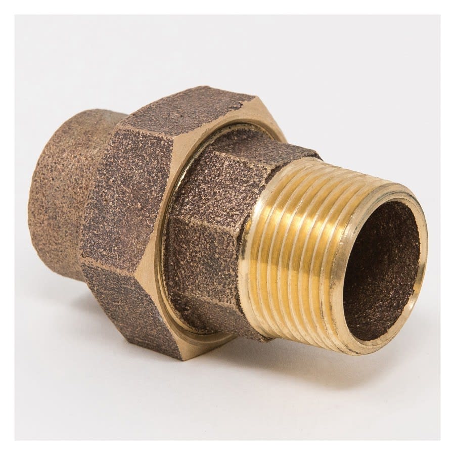 Union, 3/4 in, C x MNPT, Copper