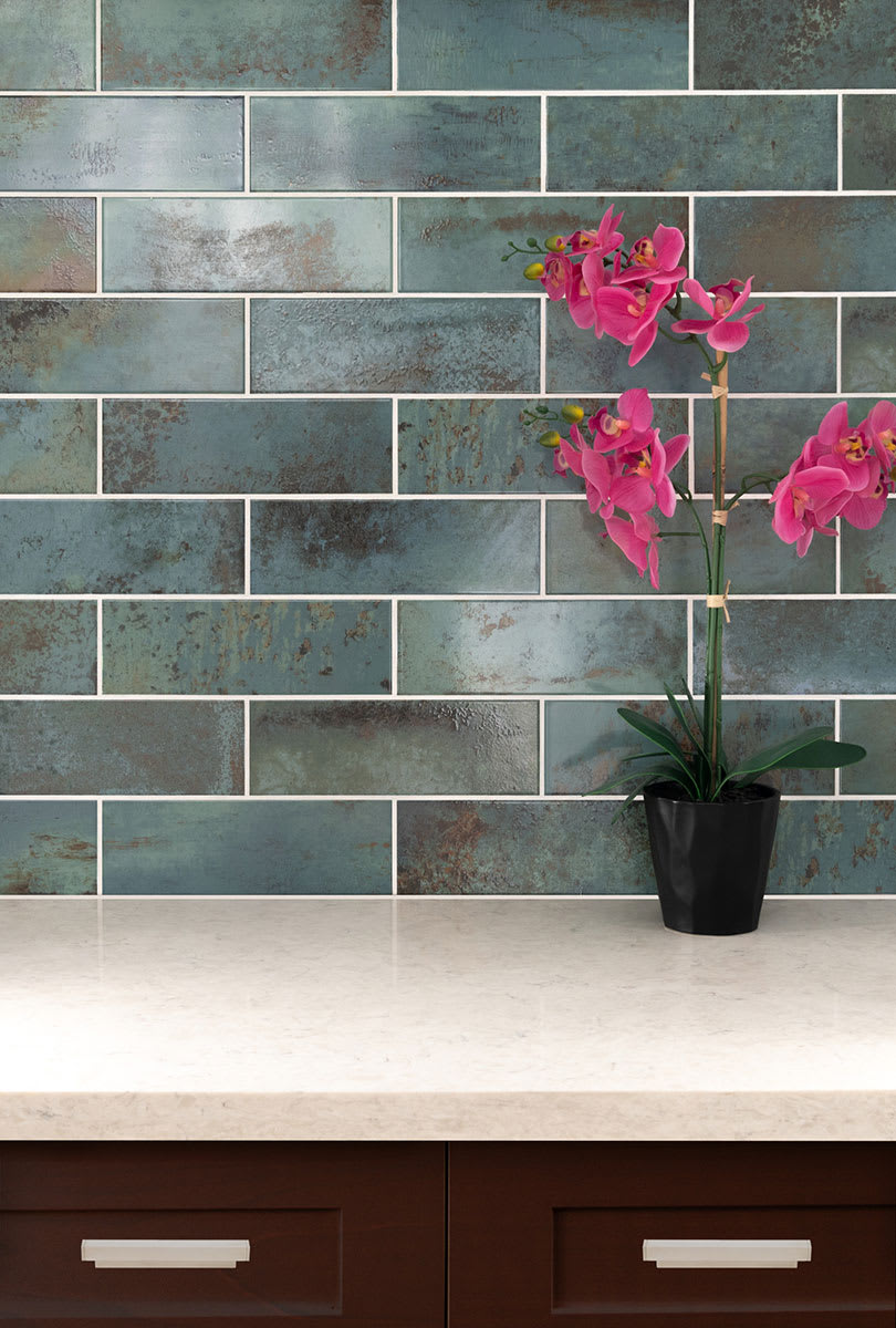 Marza Aqua Subway Tile