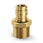 Male Adapter, 1/2 in, Expansion PEX x MNPT, Brass
