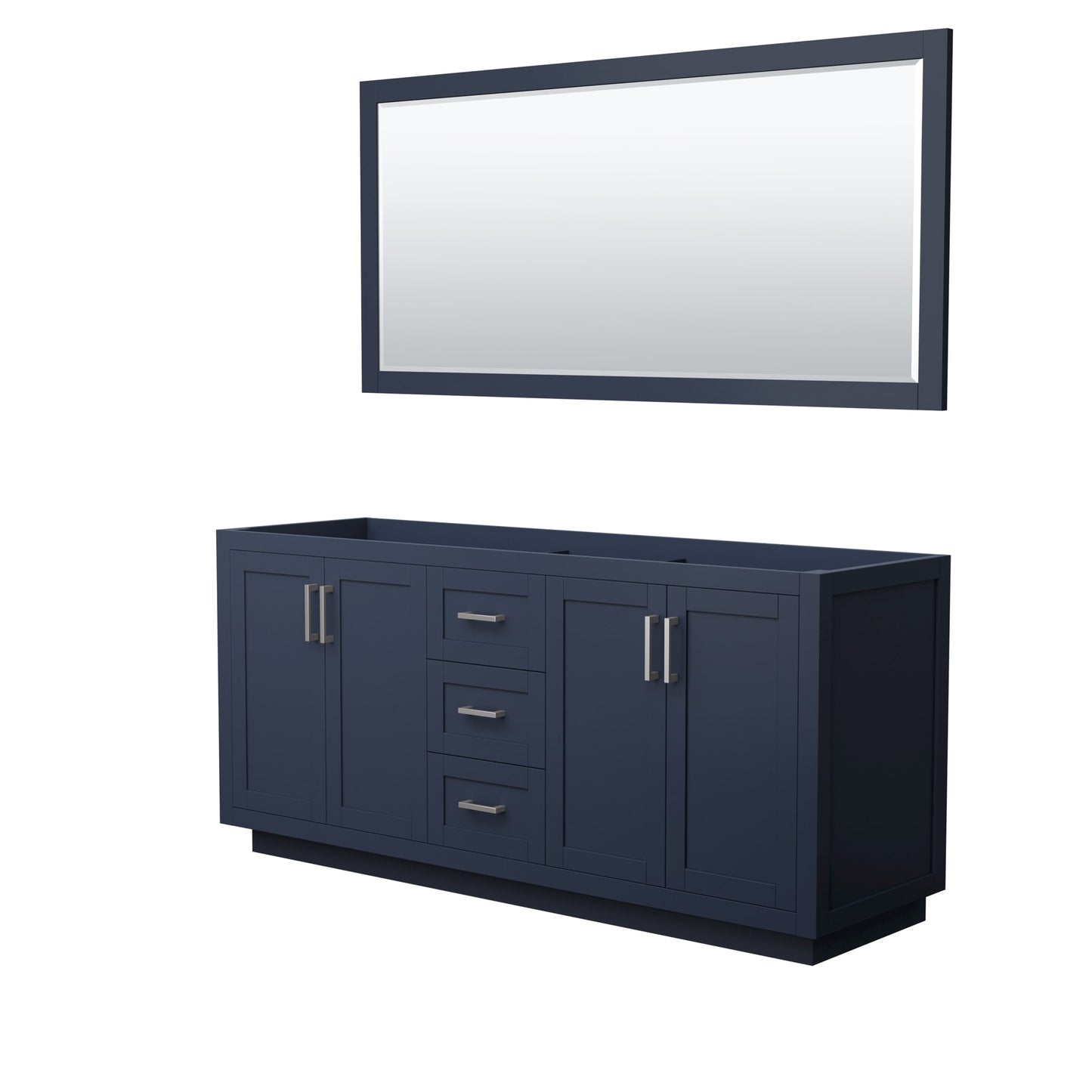 Miranda Double Bathroom Vanity - 71W x 33H x 21.75D